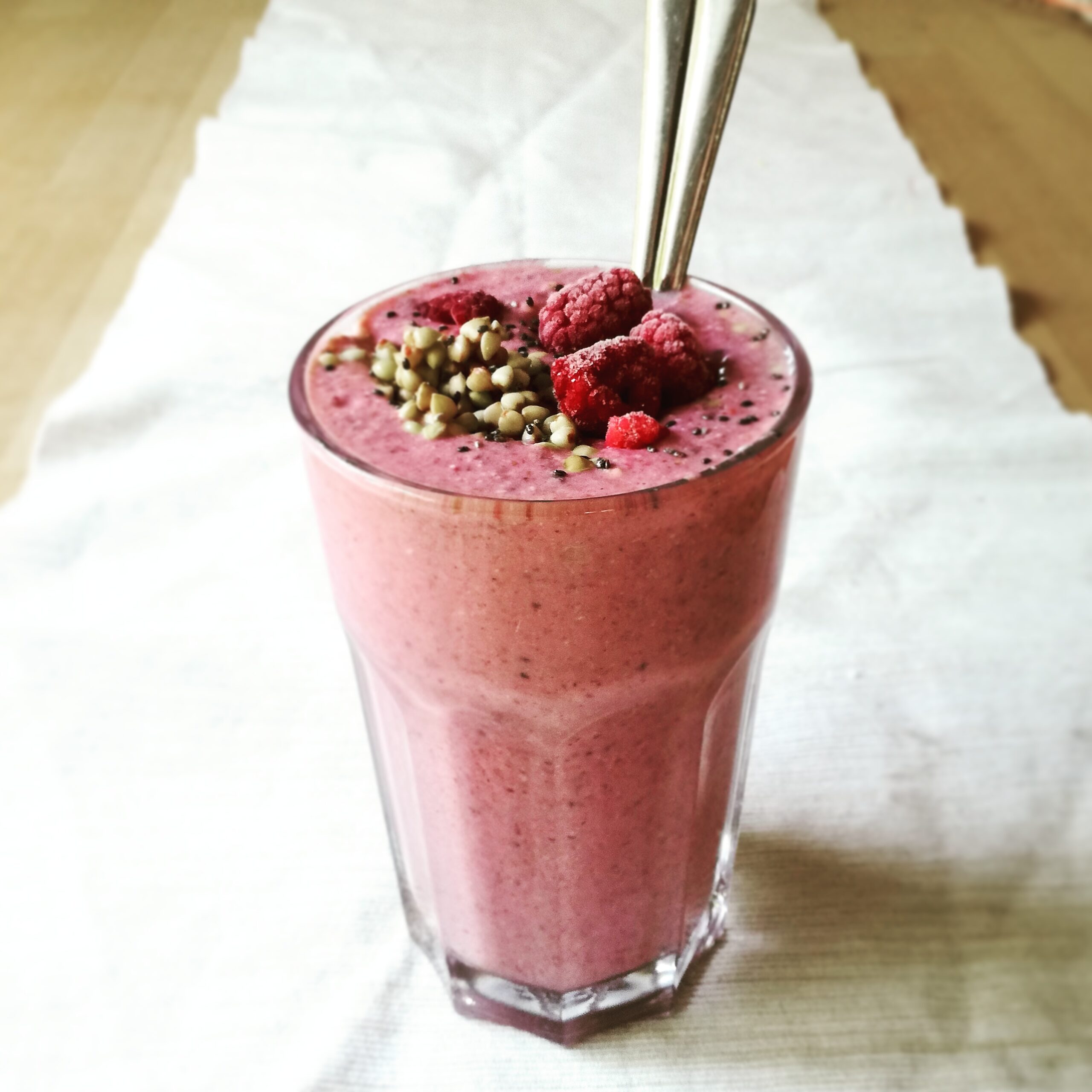 Essen Frühstück Glas Clean Eating Smoothie gesund lecker Breakfast