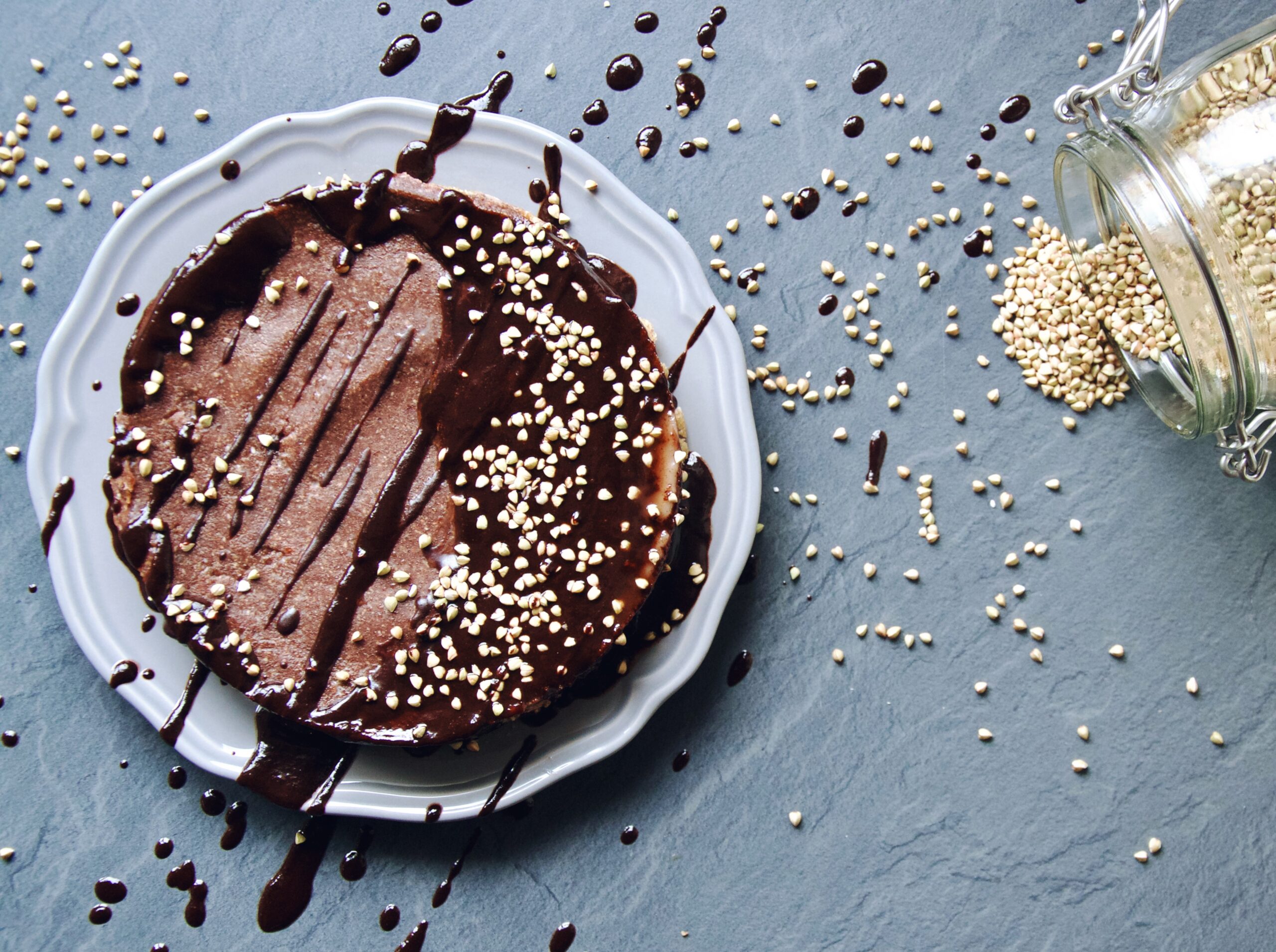 Buchweizen, Buckwheat, lecker, delicious, Recife, Rezept, Homemade, selbstgemacht, Kuchen, Cake, chocolate, Schokolade, vegan, glutenfree, glutenfreo, einfach, schnell, quick, easy, Brown, braun, cleaneating, clean eating, eat clean