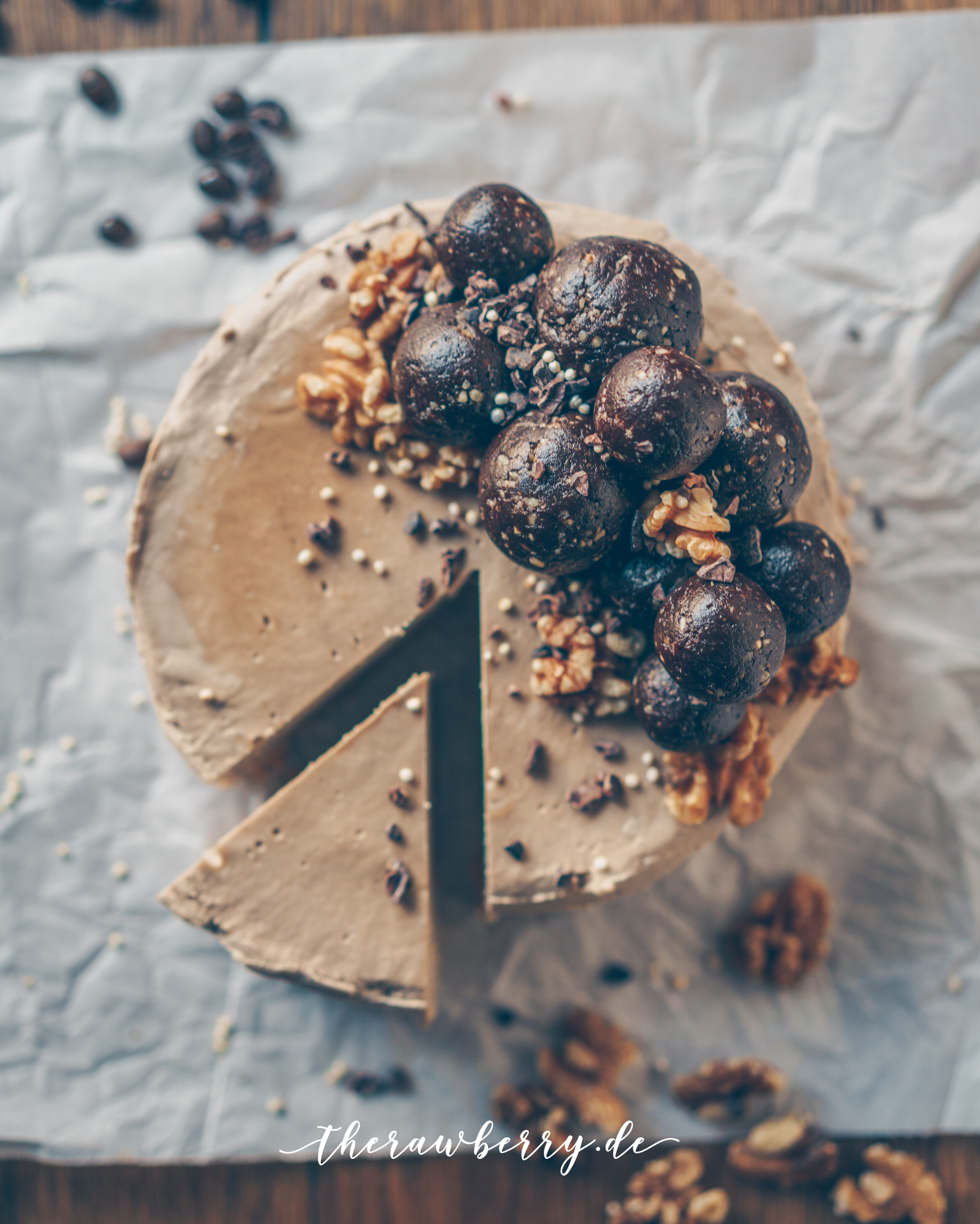 vegan, latte macchiato, cheesecake, cake, kuchen, Käsekuchen, kaffe, coffee, lecker, healthy, gesund, dairy free, laktosefrei, glutenfrei, gluten free, diet, plant based, food, essen, Nachtisch, dessert, raw, roh, rohkost