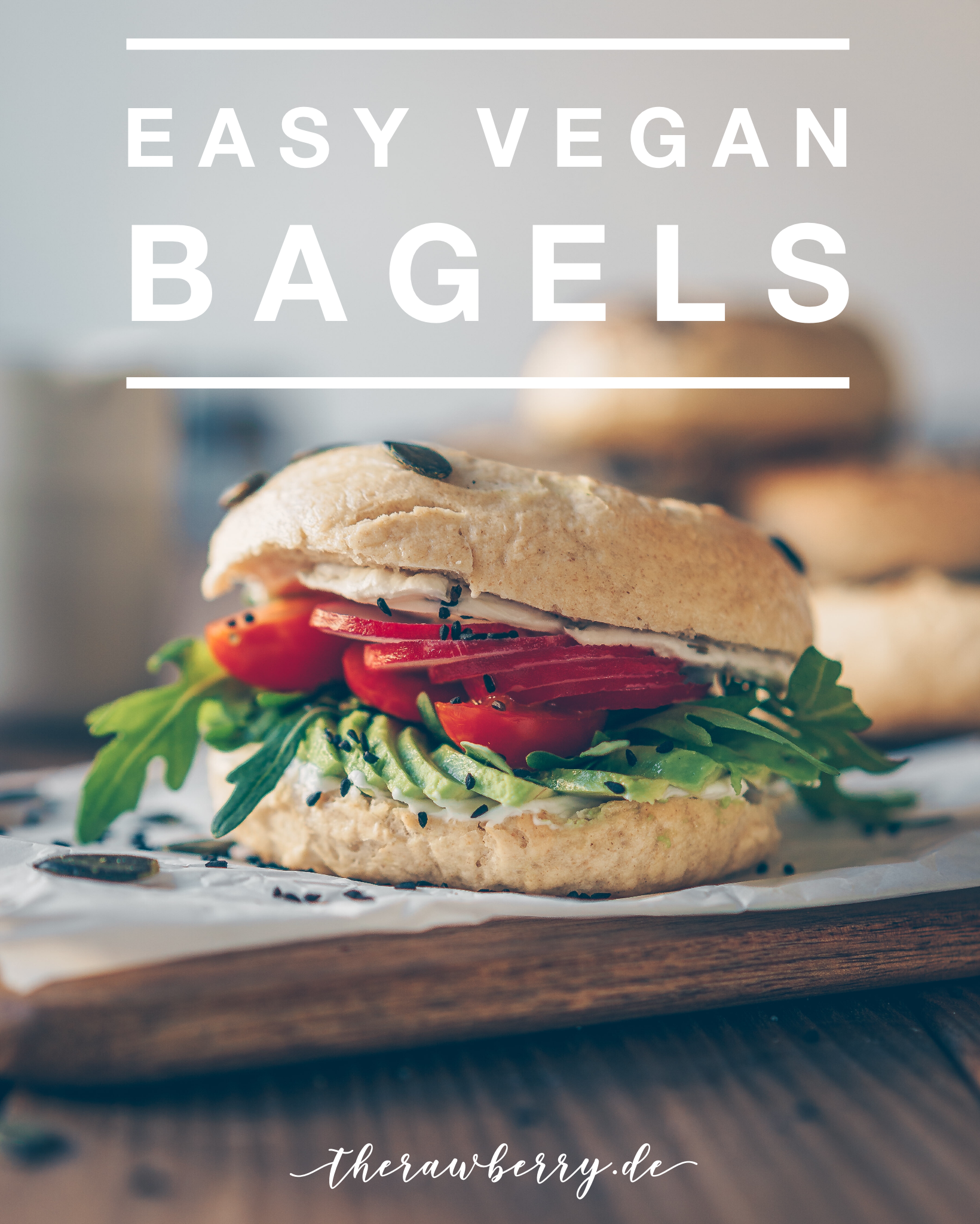 bagels, vegan, homemade, delicious, healthy, gesund, backen, baking, diet, wholefood, vegan backen, vegan baking, savory, dinner, lunch, snack, Abendessen, Mittagessen, sandwich, bagel sandwich, avocado, gesund, rezept, recipe, food, essen, einfach, simple