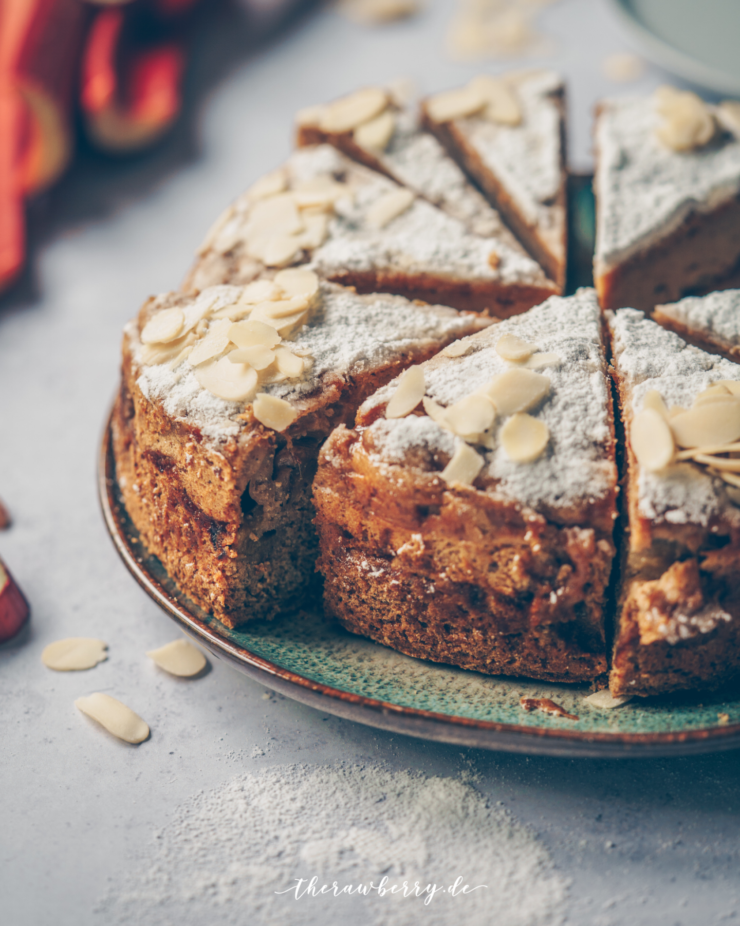 Rhabarber, kuchen, rhubarb, easy, vegan, cake, baking, backen, healthy, gesund, lecker, delicious, whole foods, cream cheese, Frischkäse, simply, Plantbased, Plantbased baking, diet, diät, 