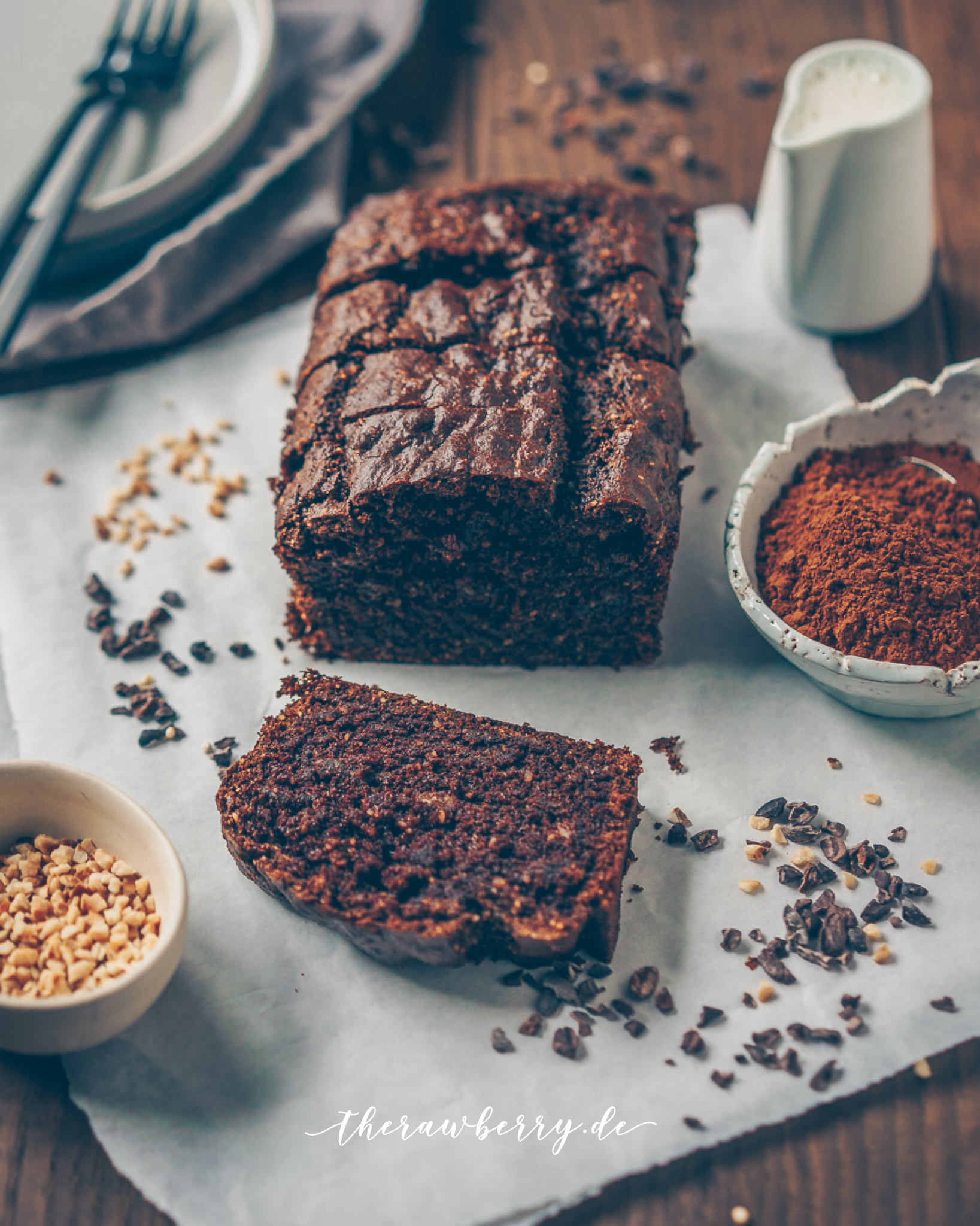 vegan, chocolate, schokolade, backen, baking, banana bread, Bananenkuchen, zuckerfrei, sugar free, diet, diät, gesund, healthy, lecker, einfach, simple, delicious, dessert, Nachtisch, mood, bester Kuchen, best cake