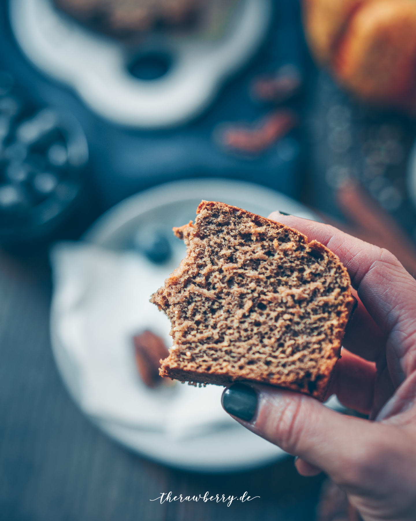 therawberry, banana, baking, cooking, healthy, backen, lecker, gesund, delicious, easy, einfach, banane, bananenbrot, banana bread, sweets, süßes, dessert, nachtisch, vegan, diet, diät, ohne Zucker, einfach, chai, chai spiced, chai Gewürze, winter, weihnachten, Herbst, autumn, fall, christmas, pumpkin, kürbis