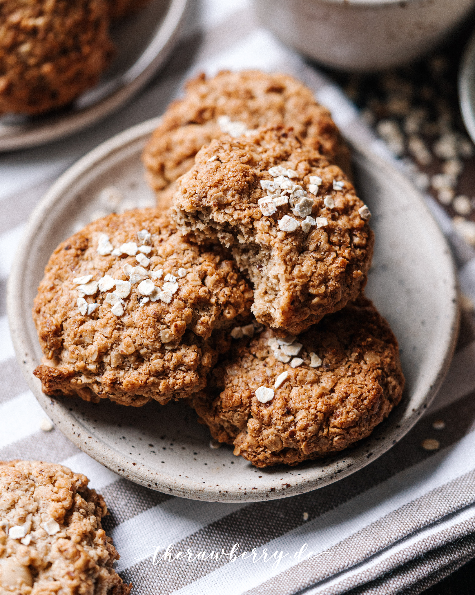 Die Besten Haferkekse - Vegan & Glutenfrei - Therawberry