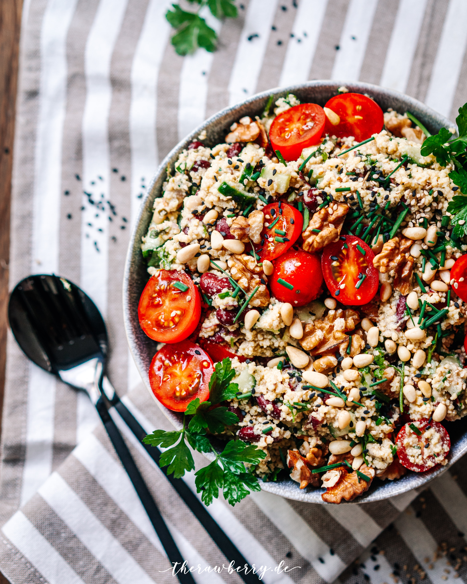 Sommerlicher Couscous Salat - Einfach & Vegan {enthält Werbung ...