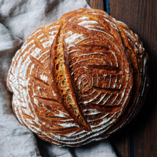 Brot, Sauerteig, backen, Laib