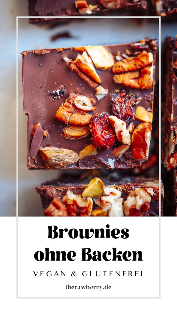 veganer Brownie mit Schokolade