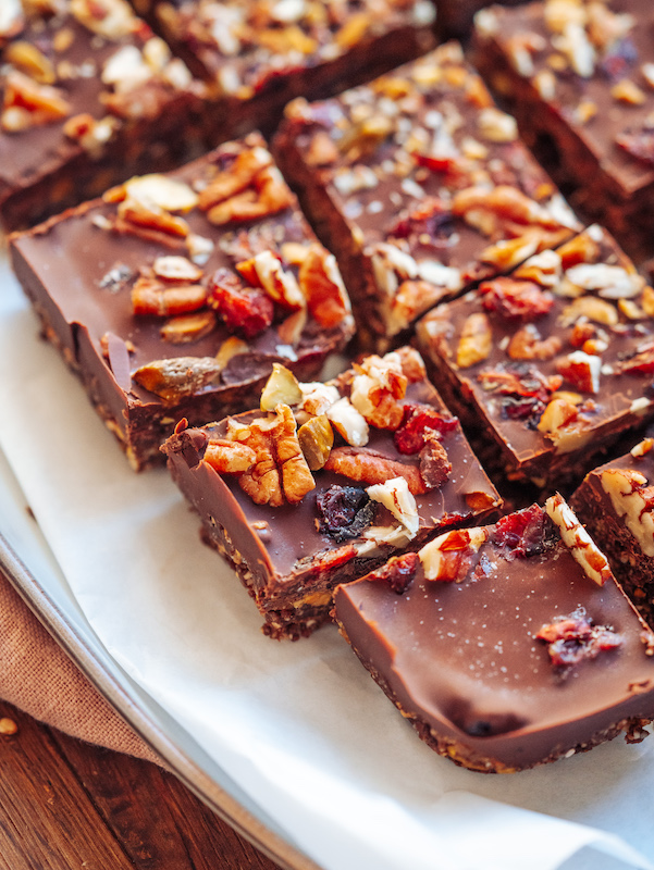 brownies mit Topping