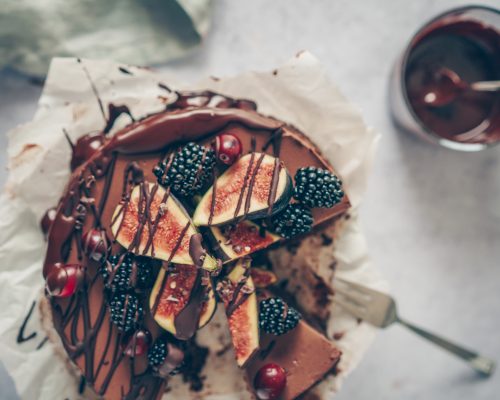 chocolate cheesecake simplyV - therawberry-26